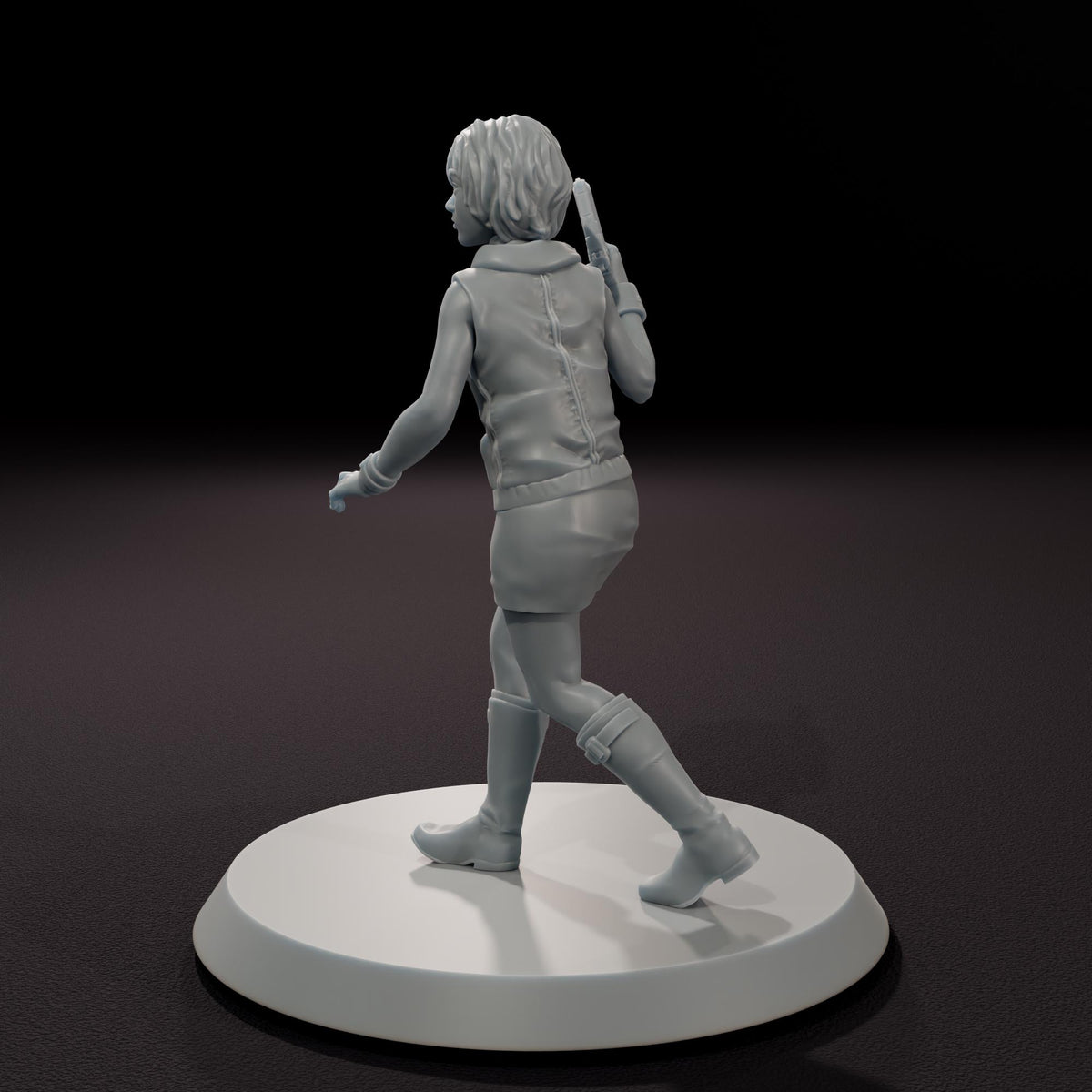 The Vengeful Daughter - 32mm Scale Post-Apocalyptic Horror Miniature
