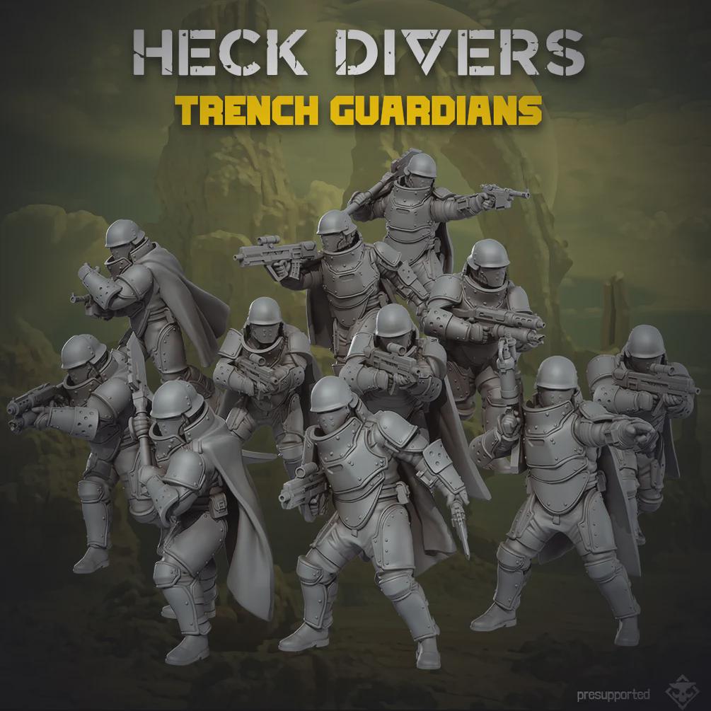 Heck Divers Trench Guardians - SkullForge Studios - Tabletop Miniatures