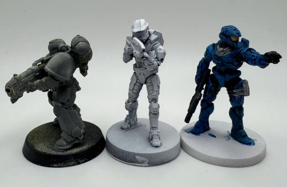 Halo Spartan Miniatures 1:48 Scale Miniatures for Flashpoint/Tabletop- Galactic Armory - Sci-Fi Wargaming Figures