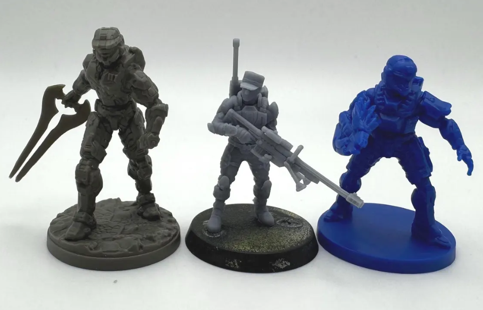 Halo UNSC Marine Miniatures 1:48 Scale Miniatures for Flashpoint and Tabletop- Galactic Armory - Sci-Fi Wargaming Figures