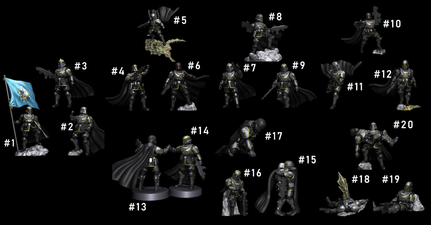 Helldivers Miniatures 1:48 Scale - Galactic Armory - Sci-Fi Wargaming Figures