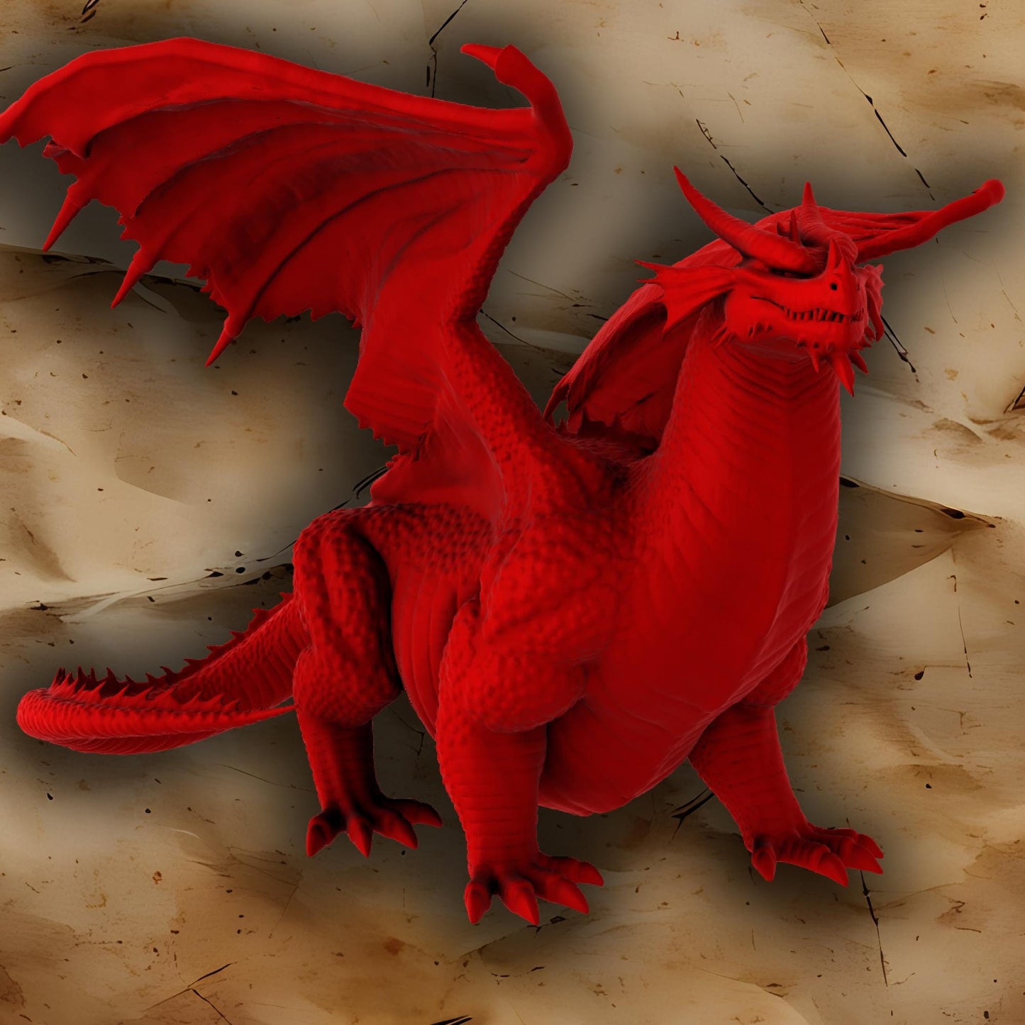 Red Dragon Miniatures for D&D/Pathfinder/RPG Gaming - 28mm Scale - mz4250- Fantasy Roleplaying Figures