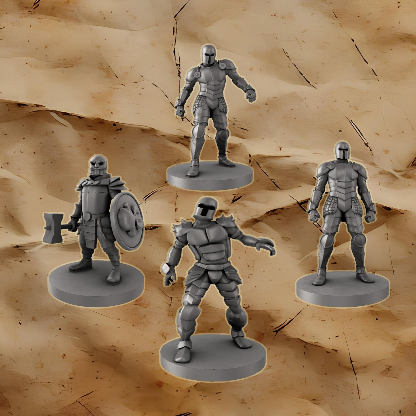 Animated Armour Miniatures for D&D/Pathfinder/RPG Gaming - 28mm Scale - mz4250- Fantasy Roleplaying Figures