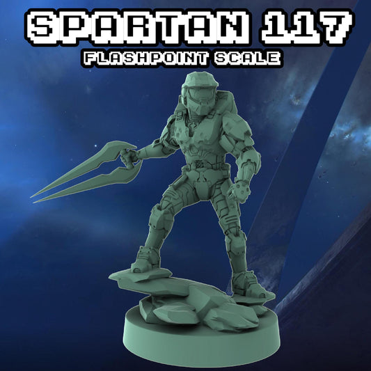 Halo Spartan Miniatures 1:48 Scale Miniatures for Flashpoint/Tabletop- Galactic Armory - Sci-Fi Wargaming Figures