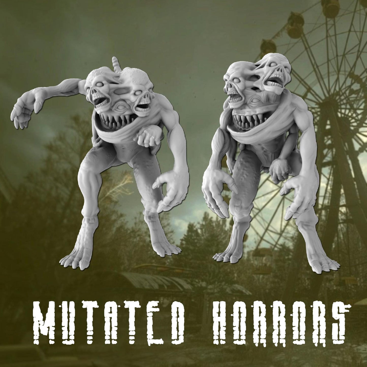 Mutated Horrors - Tales from the Radiation Zone - Post Apocalyptic 28mm/32mm Miniatures