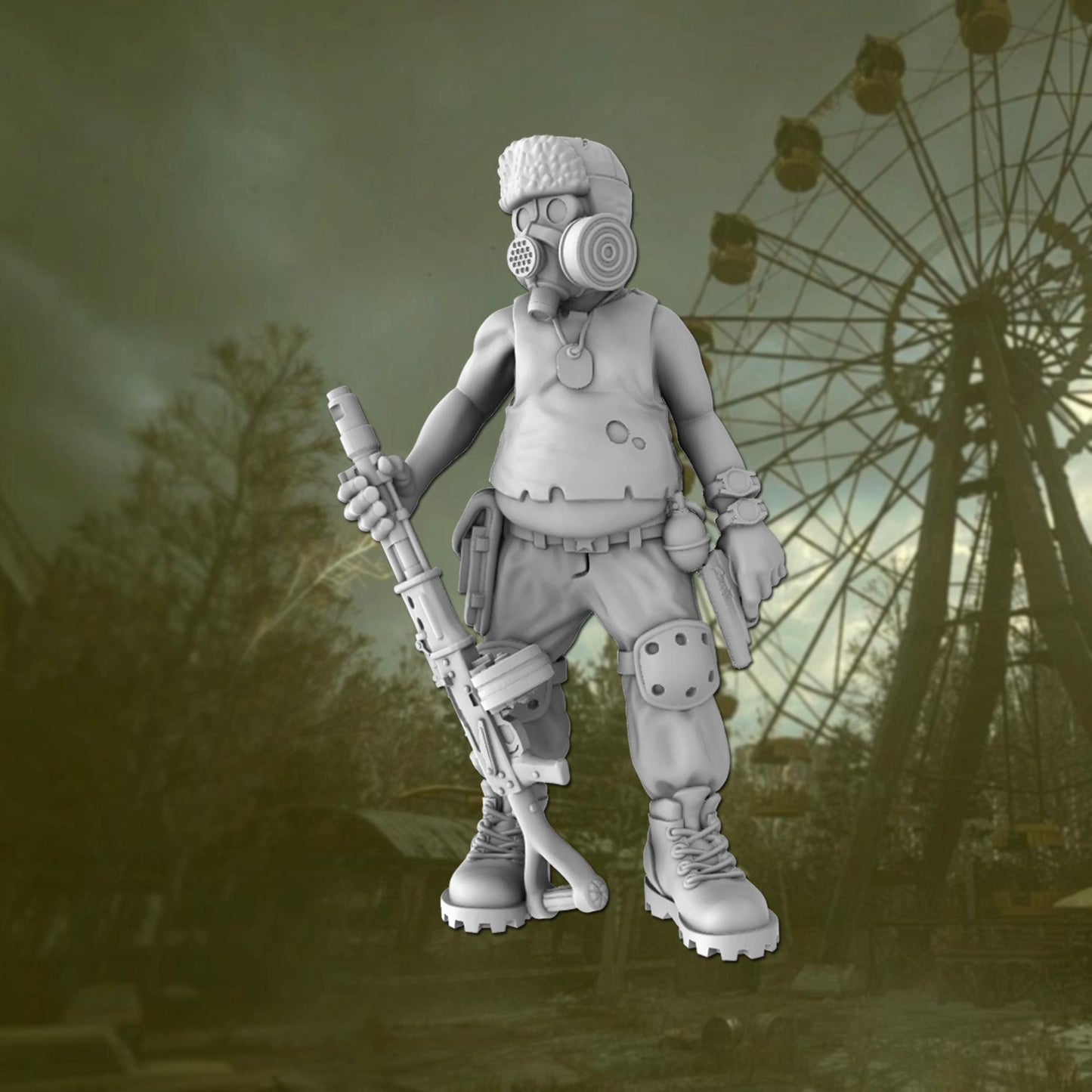 Zone Bandit Miniatures: 28mm/32mm Post-Apocalyptic Squad