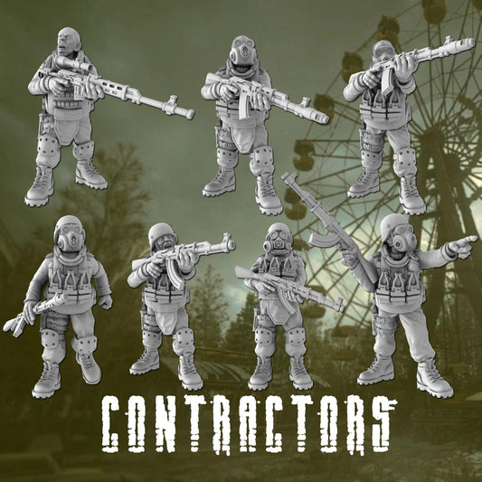 Contractors - Tales from the Radiation Zone - Post Apocalyptic 28mm/32mm Miniatures