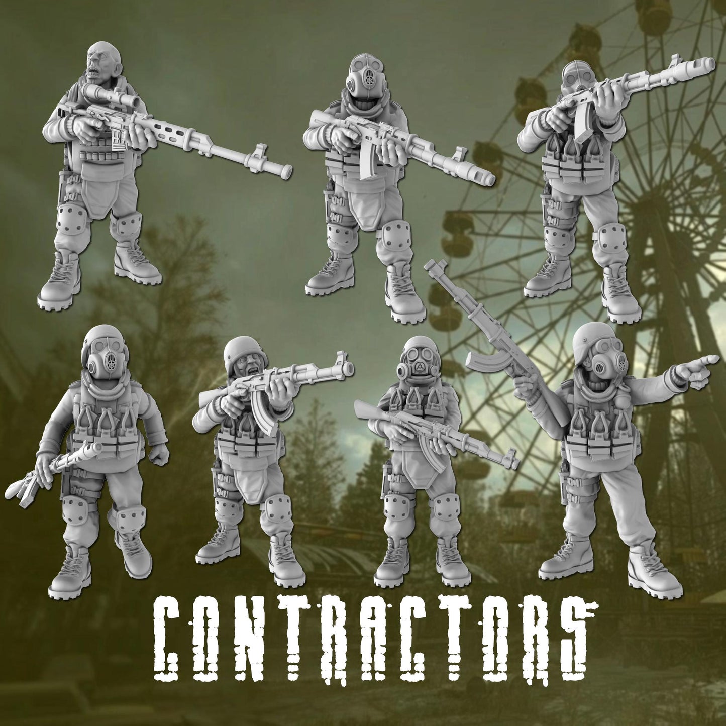 Post Apocalyptic Miniatures: Tales from the Radiation Zone Collection