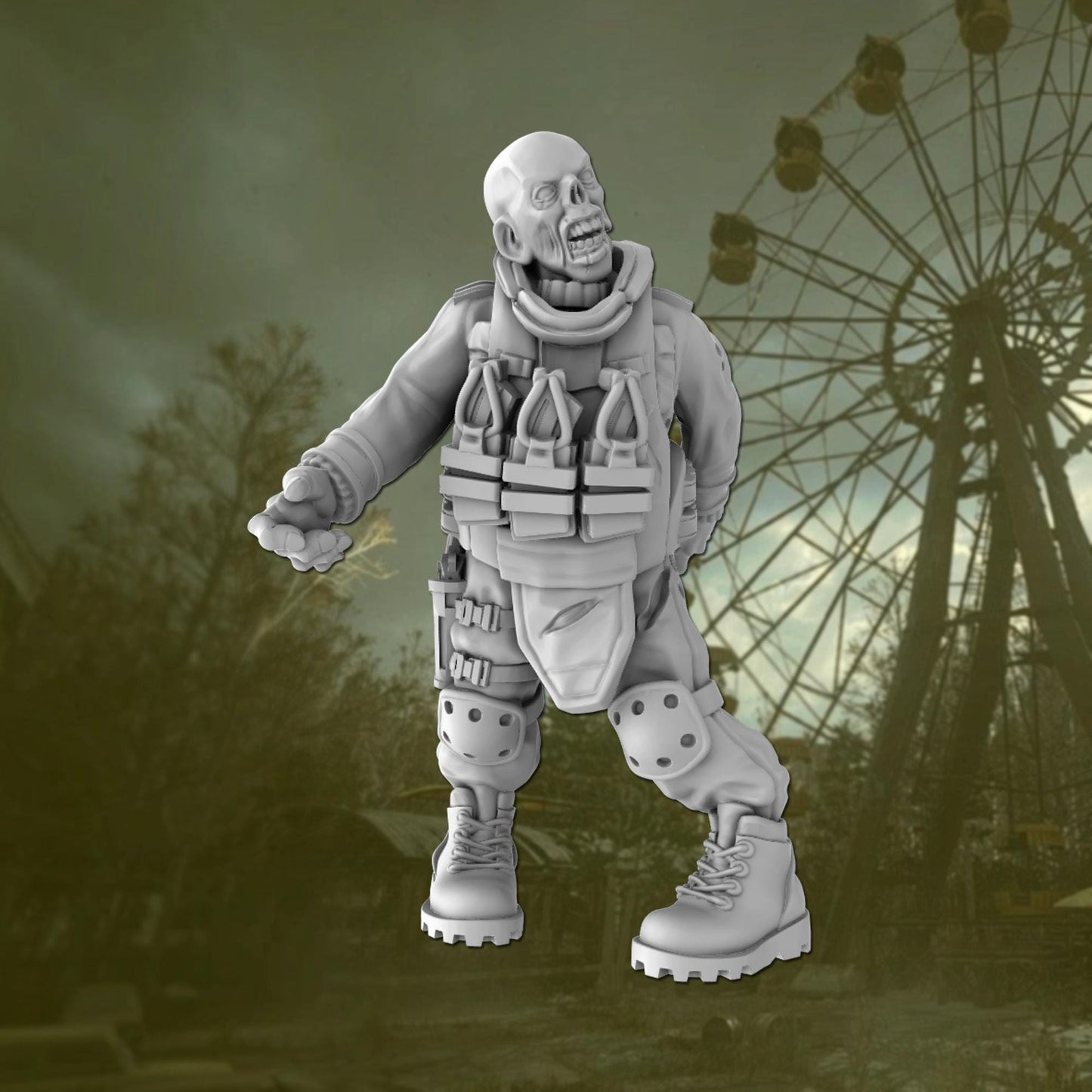 Zombie Stalkers - Tales from the Radiation Zone - Post Apocalyptic 28mm/32mm Miniatures