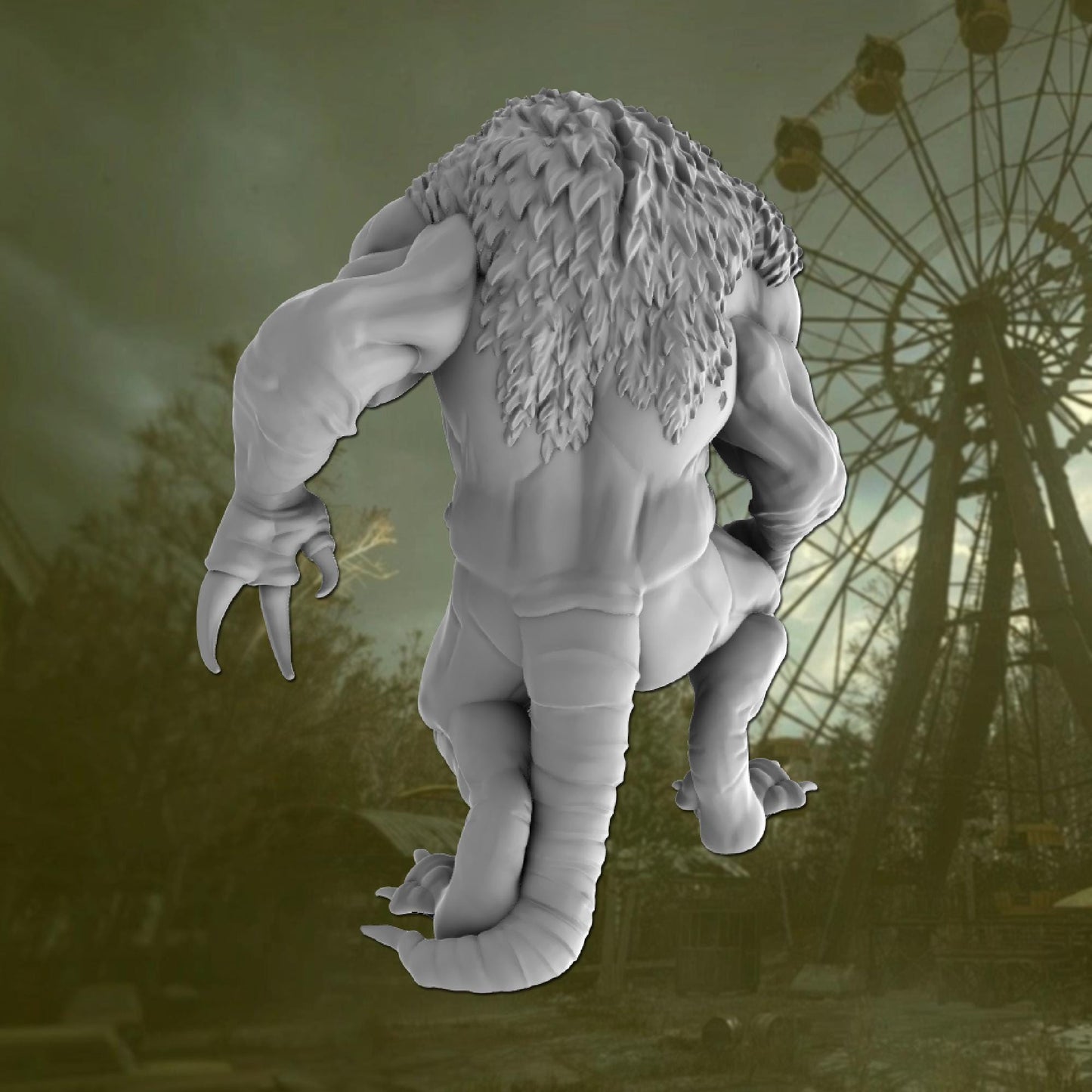 Mutated Rat King Miniature: Post Apocalyptic Tabletop Gaming (28mm/32mm)