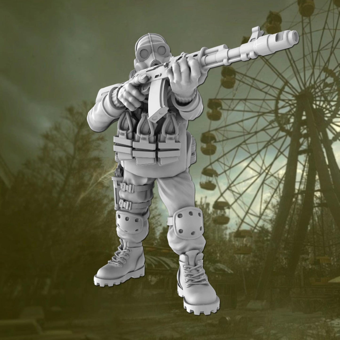 Contractors - Tales from the Radiation Zone - Post Apocalyptic 28mm/32mm Miniatures