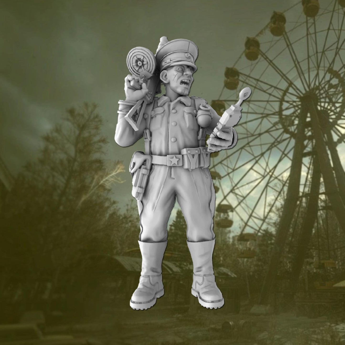 Zone Military Squad: 28mm Post Apocalyptic Miniatures
