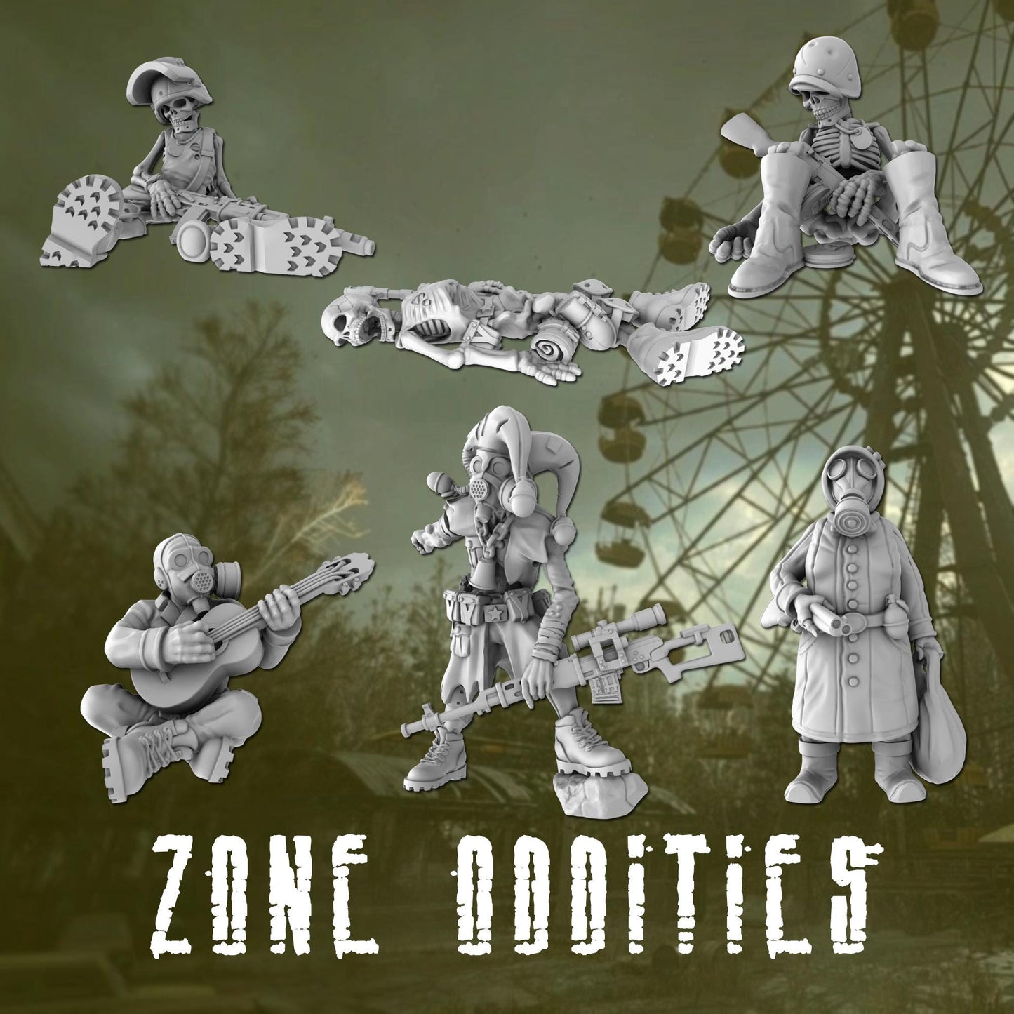 Zone Oddities - Tales from the Radiation Zone - Post Apocalyptic 28mm/32mmMiniatures for Zona Alfa/Fallout/STALKER Tabletop Gaming