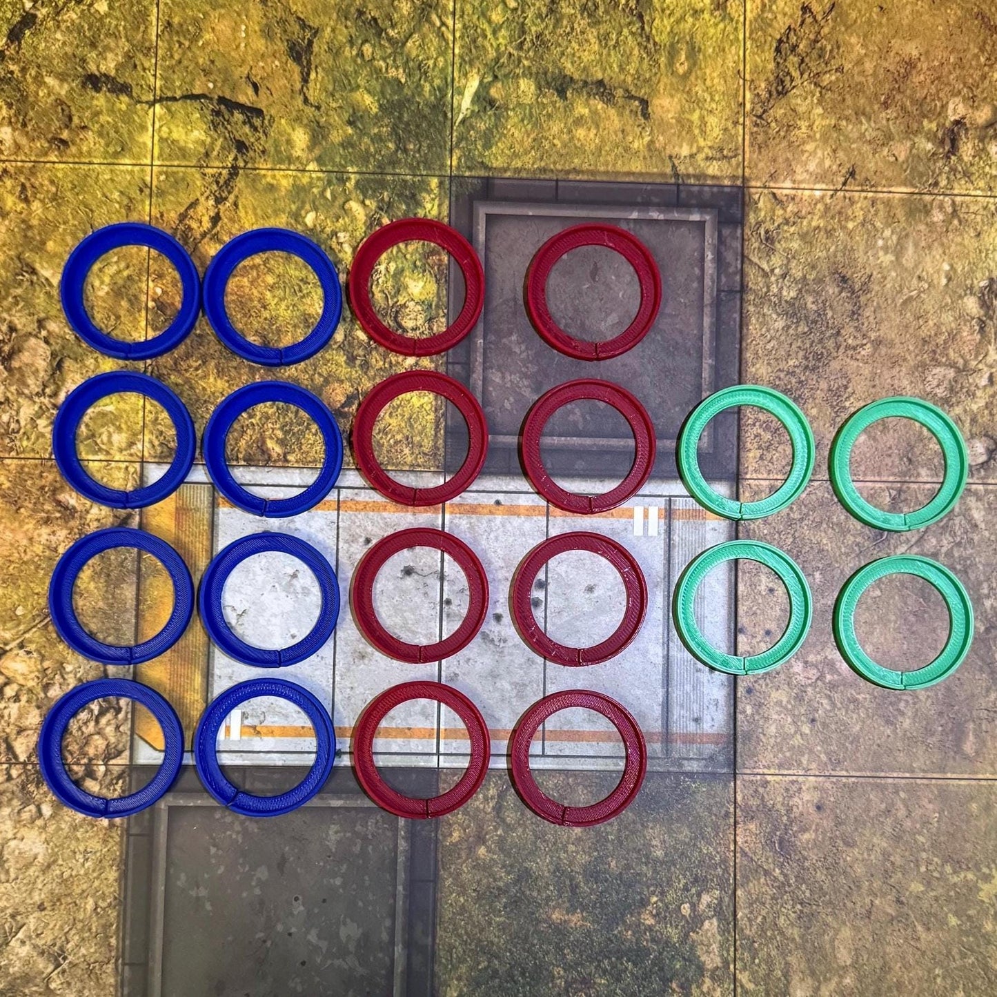 Halo: Flashpoint - Removable Team Markers for Miniature Bases