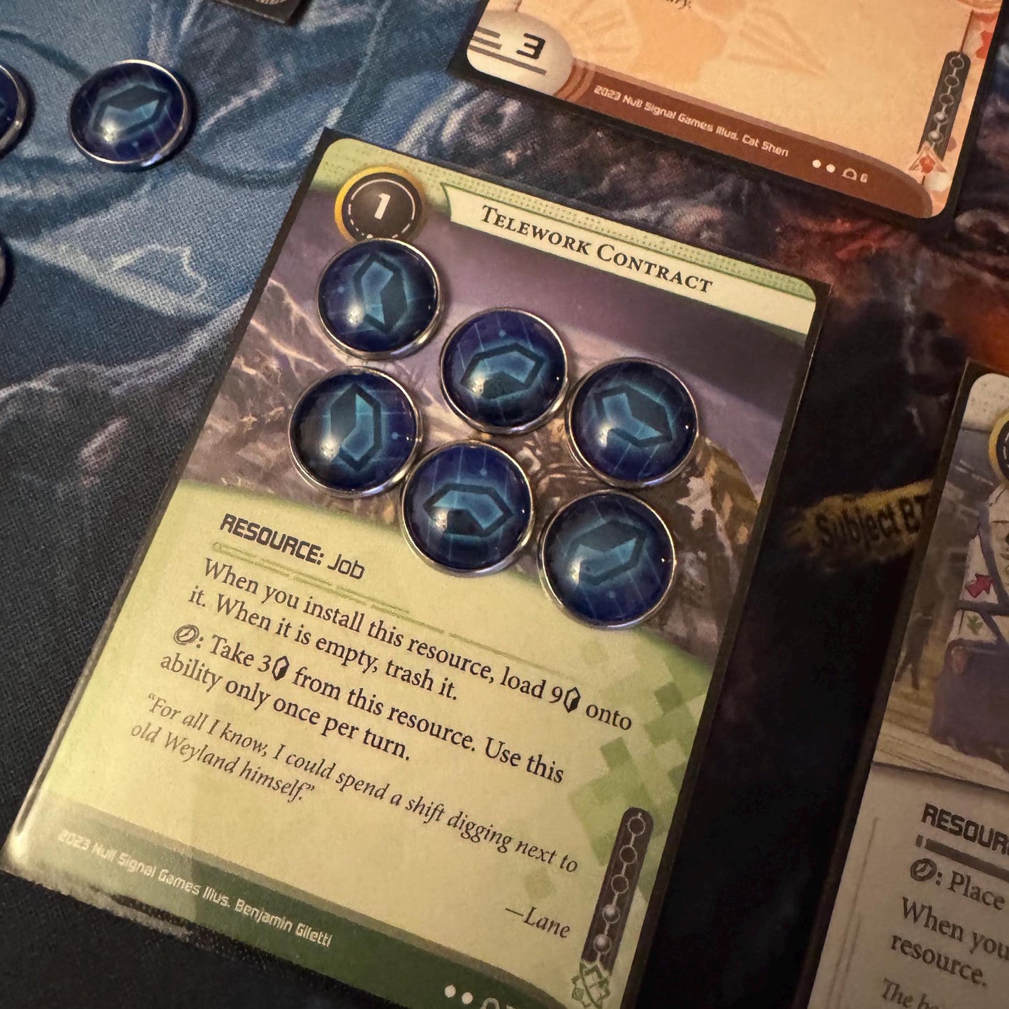 Android Netrunner Credit Tokens - Glass and Metal Tokens