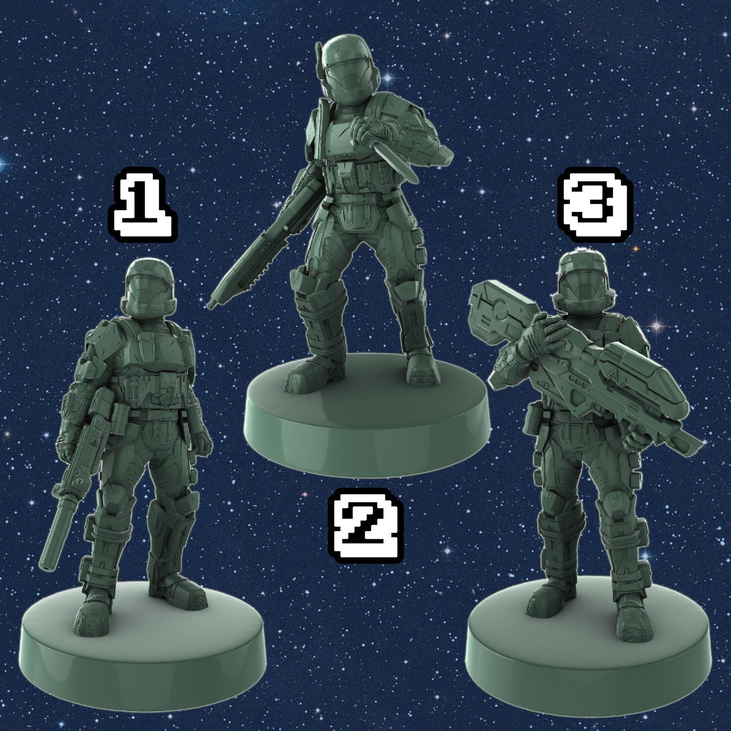 Helljumpers Miniatures 1:48 – Resin Sci-Fi Wargaming Figures