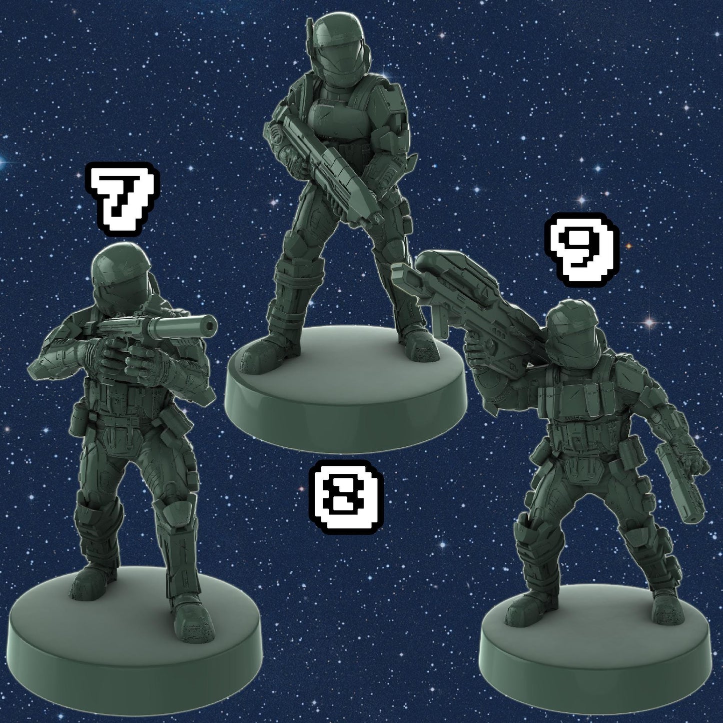 Helljumpers Miniatures 1:48 – Resin Sci-Fi Wargaming Figures
