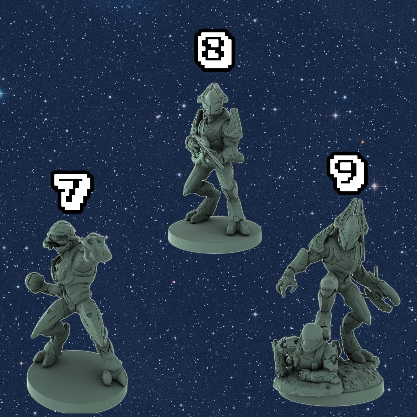 Elite Alien Miniature – 1:48 Scale Resin Wargaming Miniatures
