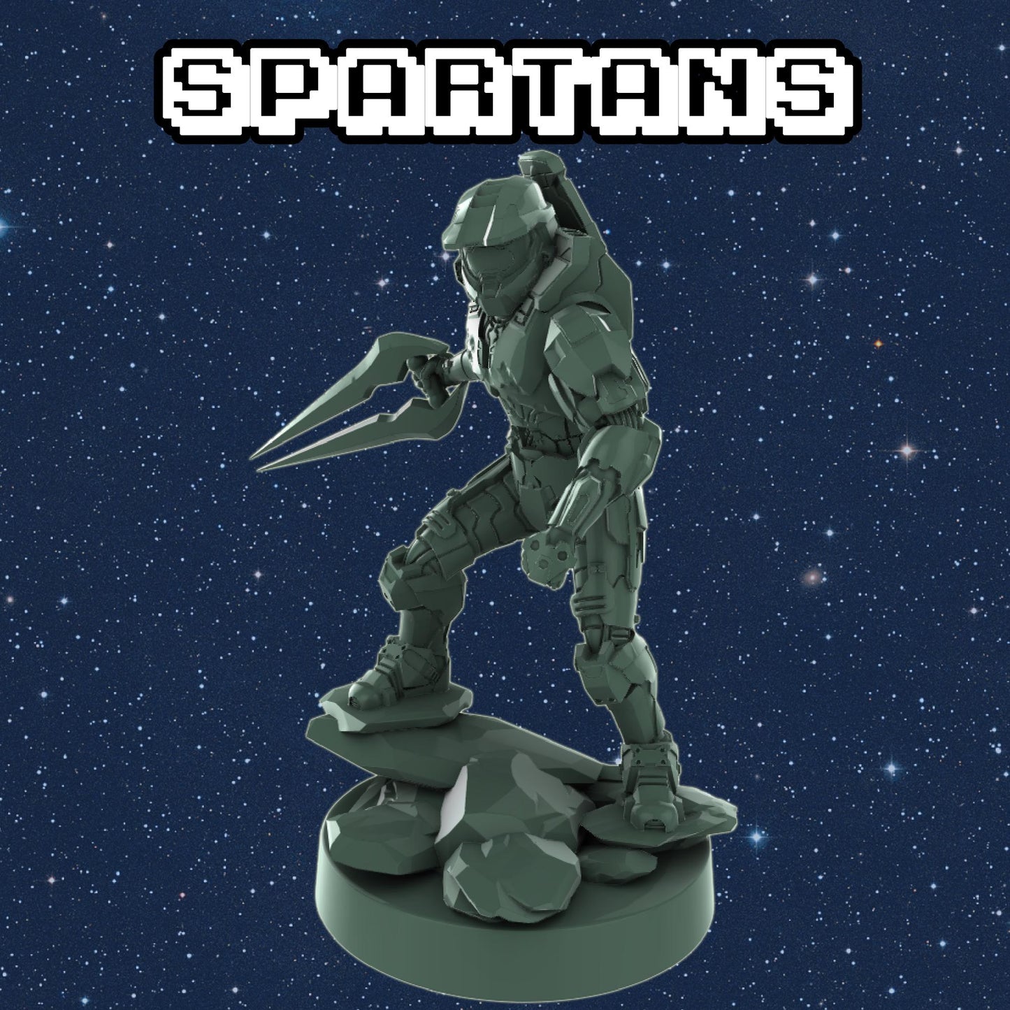 Human Super Soldier Miniatures – 1:48 Scale Sci-Fi Wargaming Figures