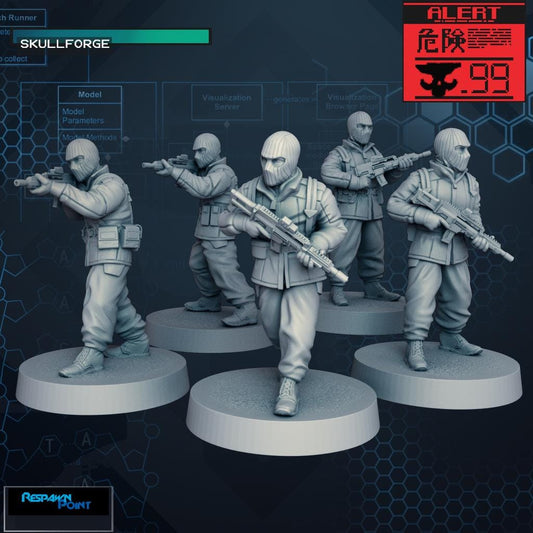 Tundra Wolf Soldiers - SkullForge Studios - Tabletop Miniatures for Tactical Espionage Action