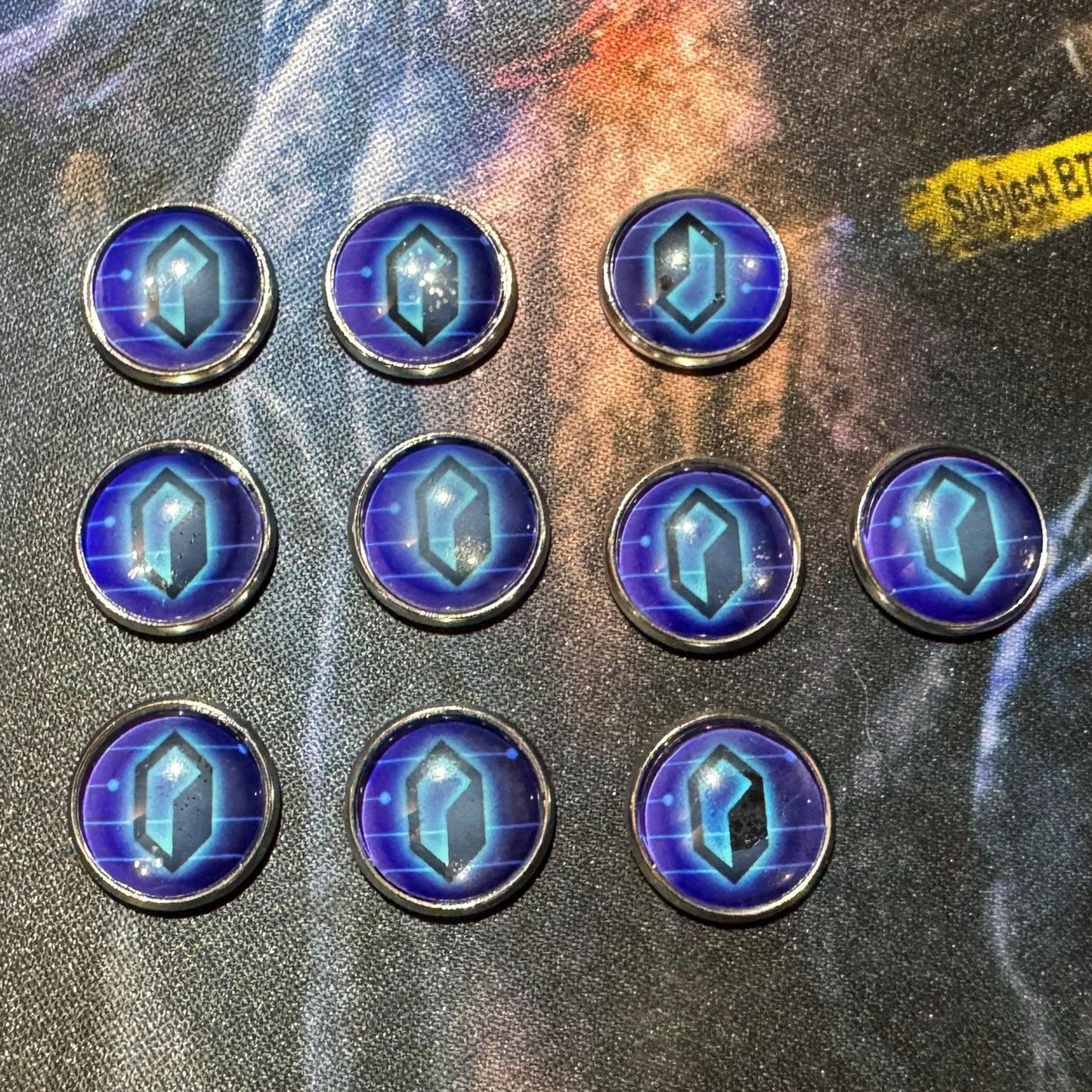 Android Netrunner Credit Tokens - Glass and Metal Tokens