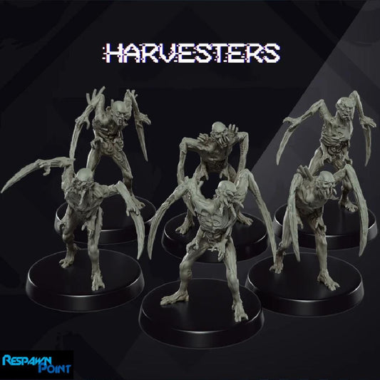 Necroid Harvesters - SkullForge Studios -  Tabletop Miniatures for Sci-Fi Survival Horror - High Quality 3D Printed Minis - Unpainted