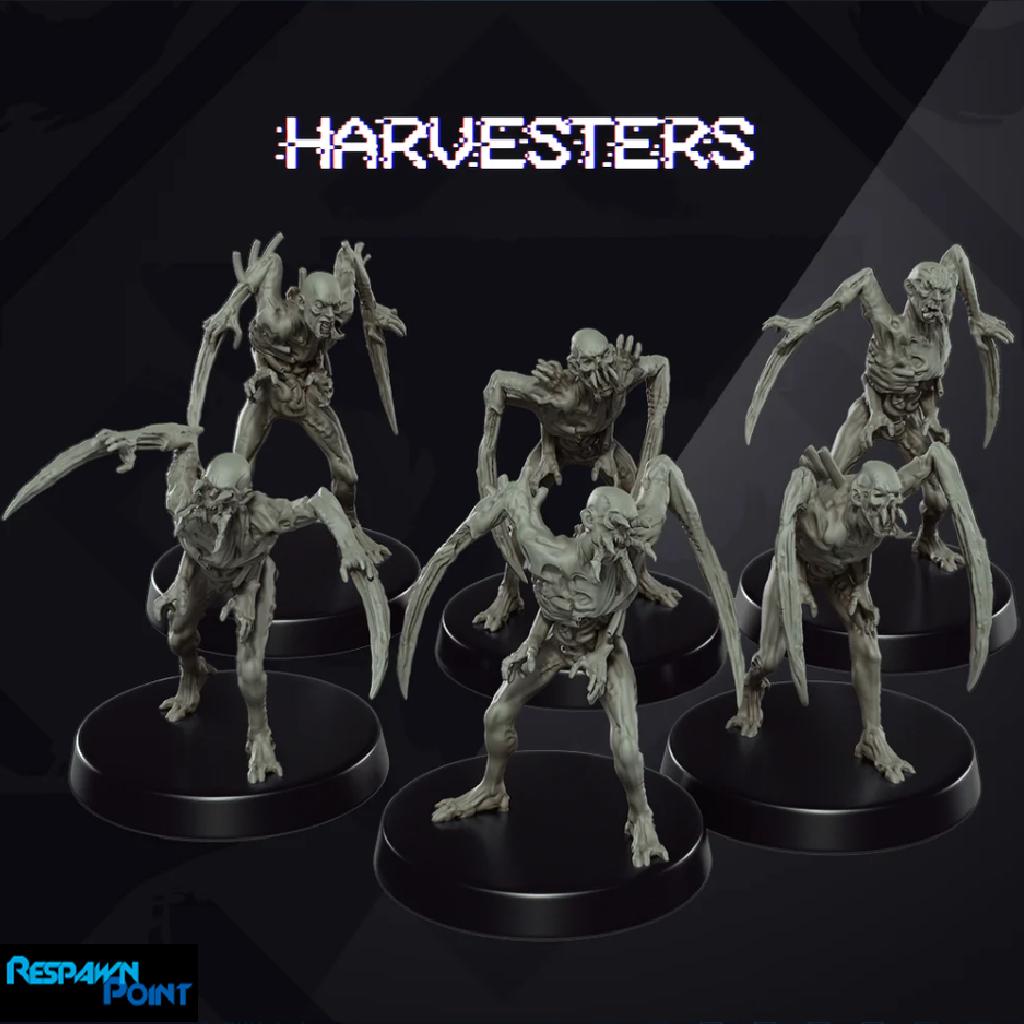Necroid Harvesters - SkullForge Studios - Sci-Fi Tabletop Miniatures