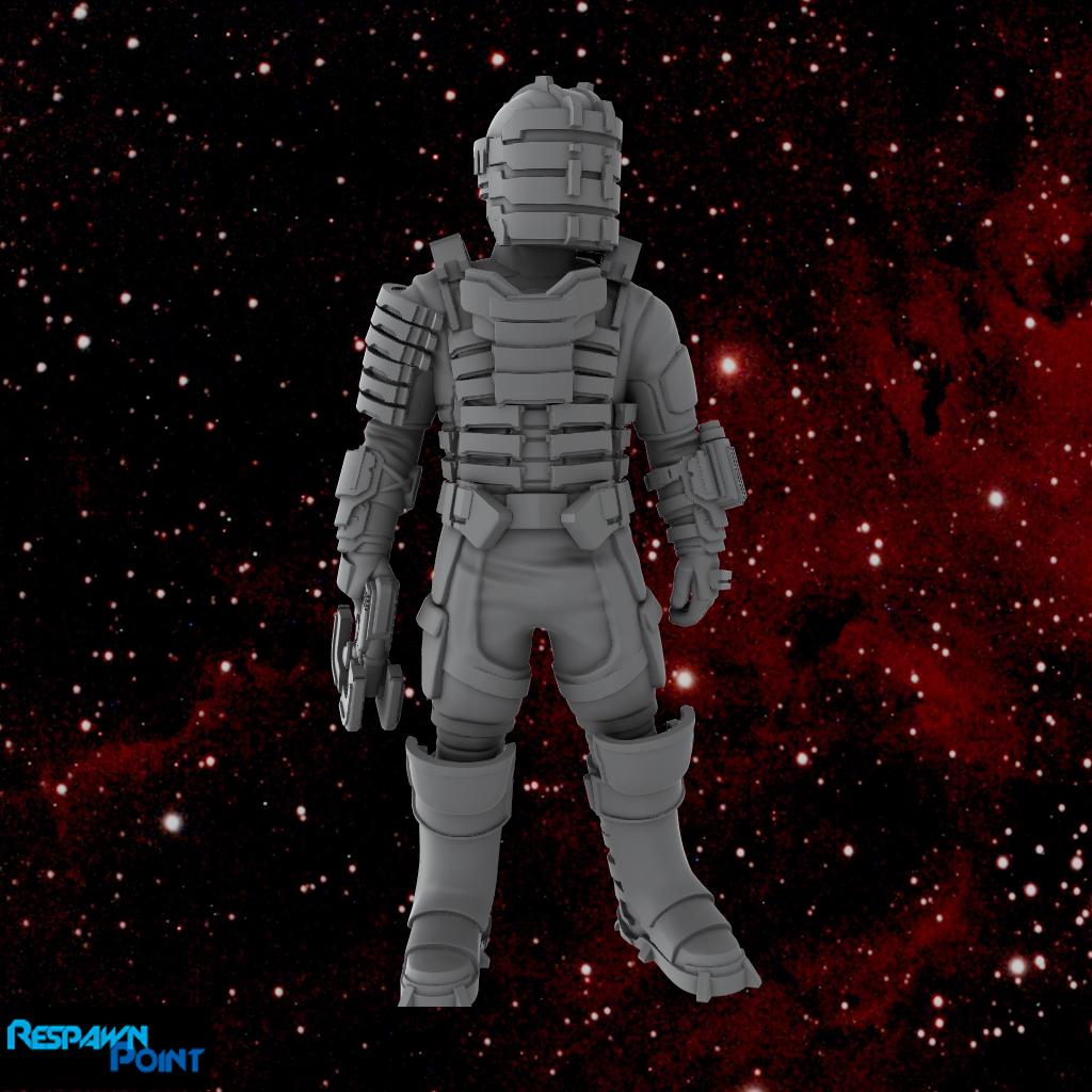 Deepspace Miner - SkullForge Studios -  Tabletop Miniatures for Sci-Fi Survival Horror - High Quality 3D Printed Minis - Unpainted