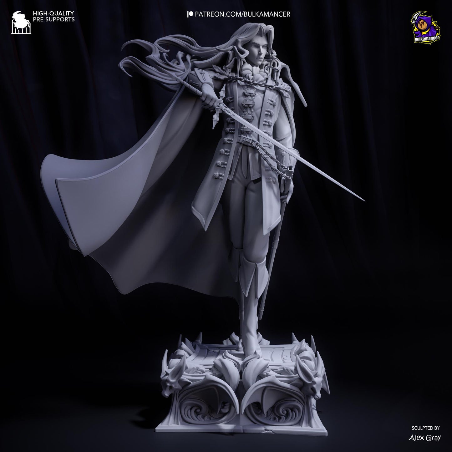 Vampire Prince - 1/8 Scale Resin Statue - Bulkamancer Sculpts - Unpainted Kit
