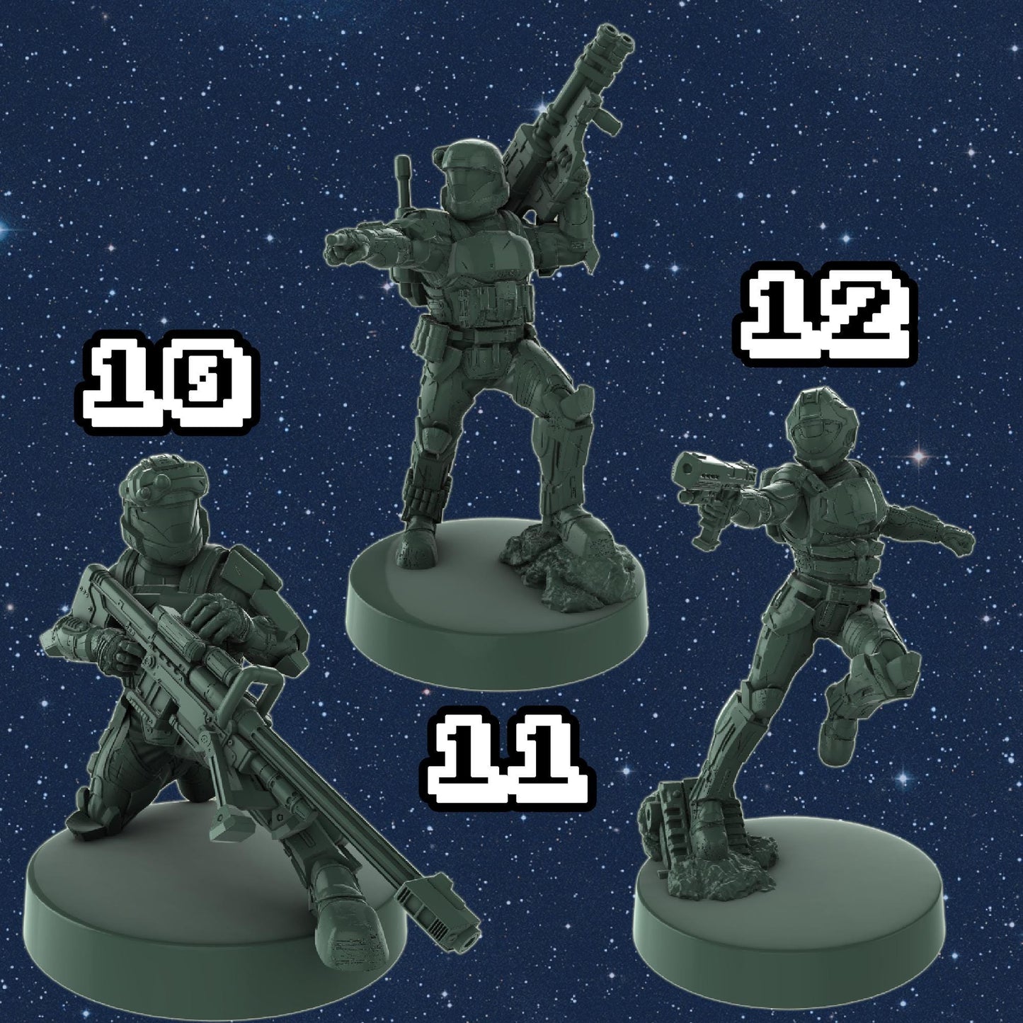 Helljumpers Miniatures 1:48 – Resin Sci-Fi Wargaming Figures