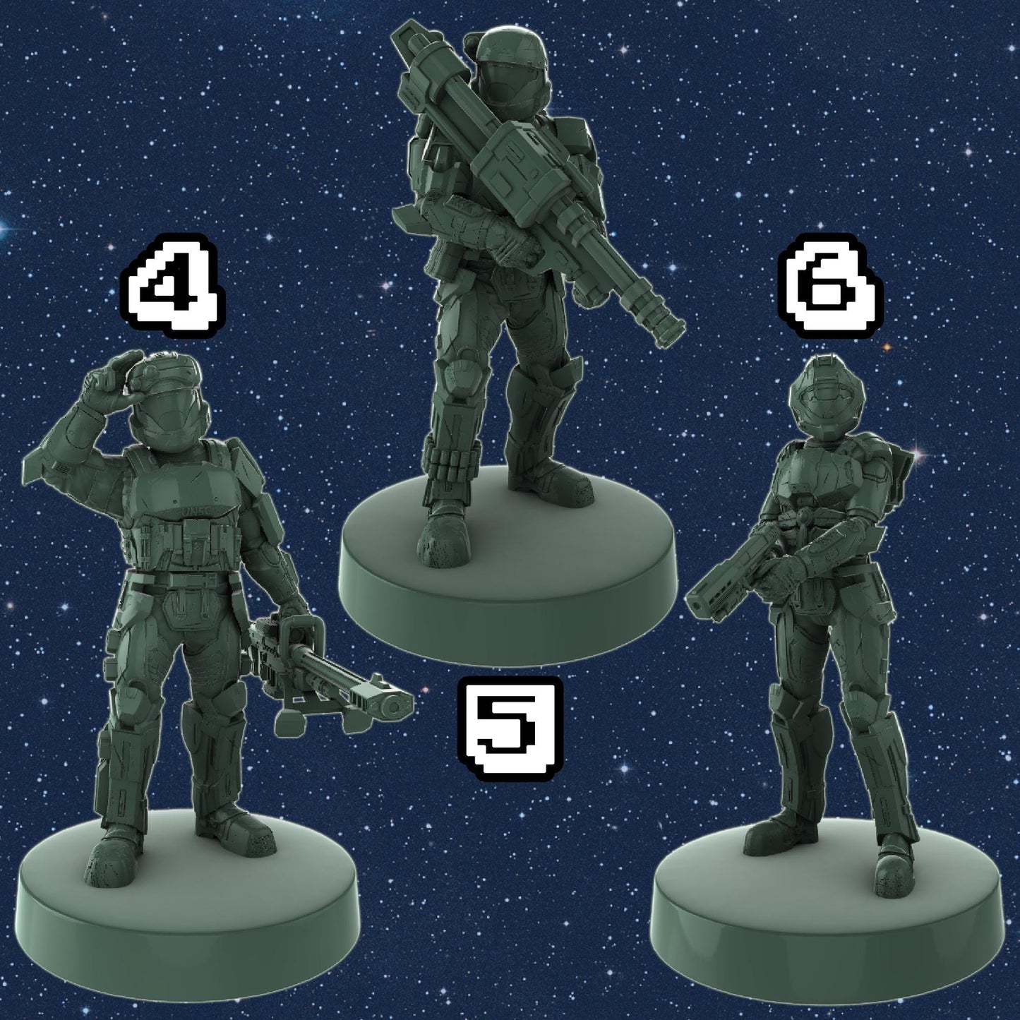 Helljumpers Miniatures 1:48 – Resin Sci-Fi Wargaming Figures