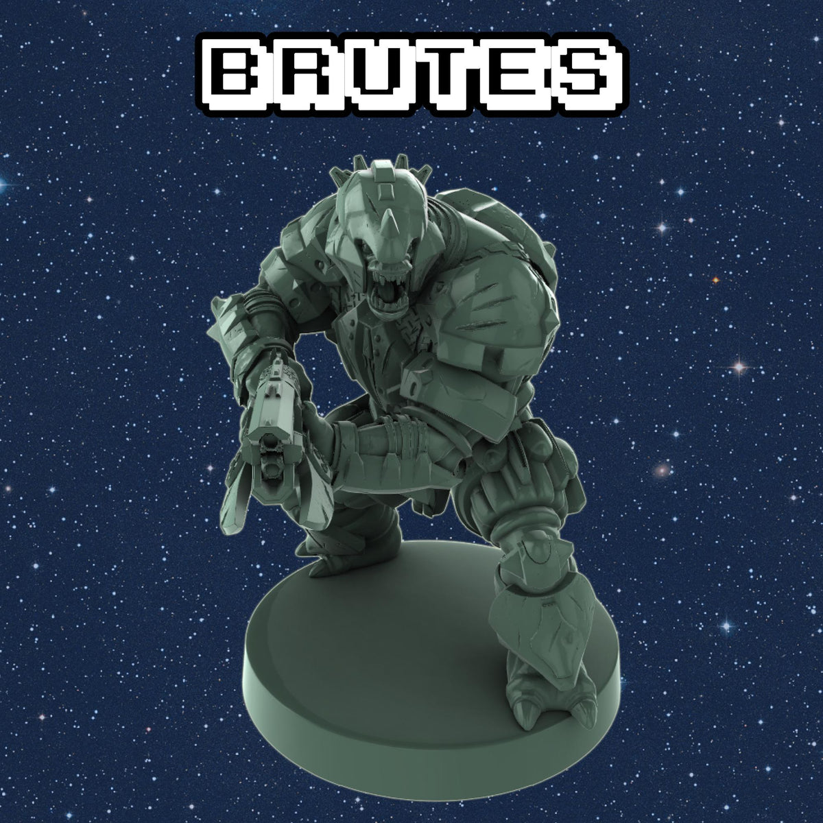Brute Alien Miniatures – 1:48 Scale Resin Sci-Fi Wargaming Figures