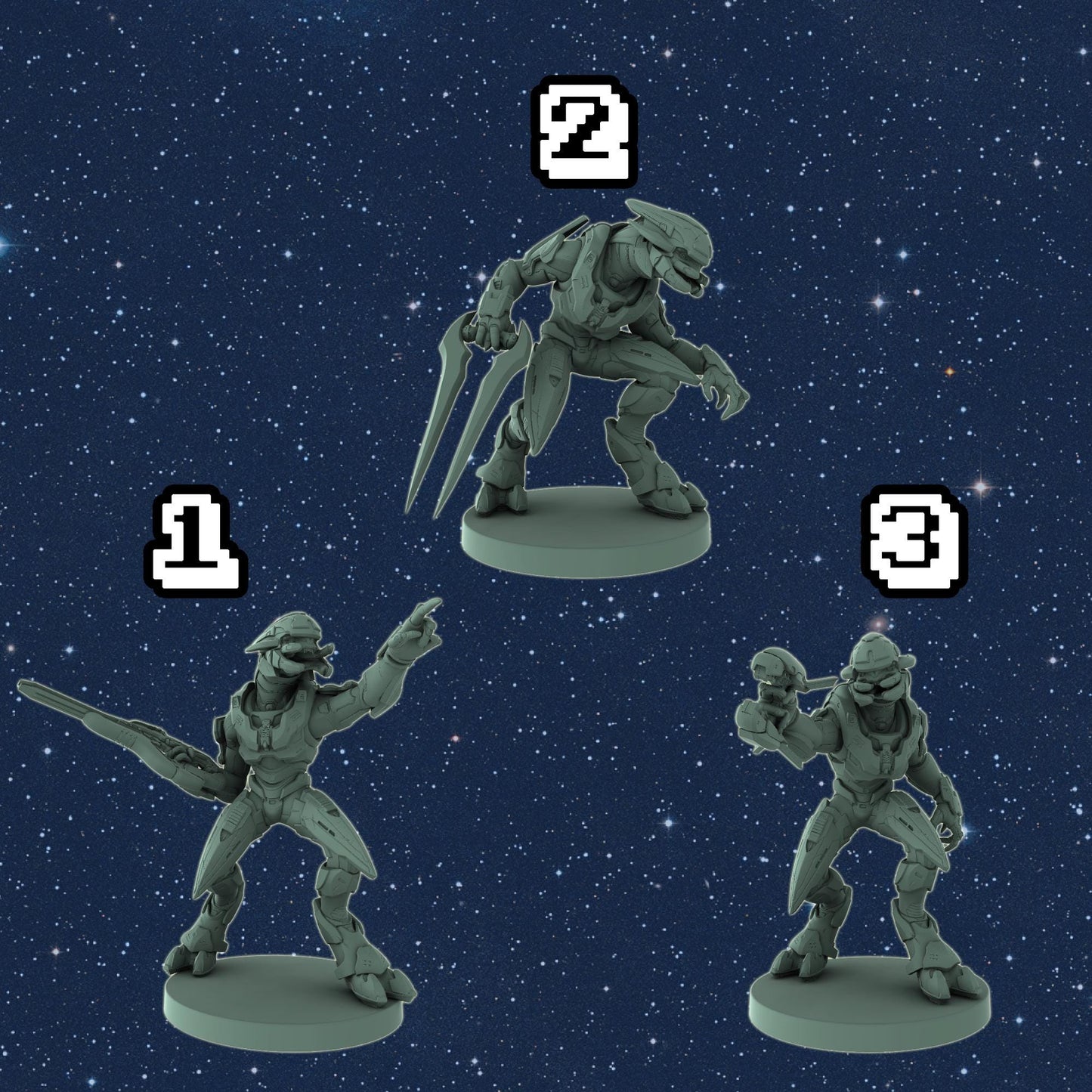 Elite Alien Miniature – 1:48 Scale Resin Wargaming Miniatures