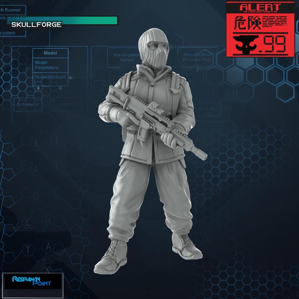 Tundra Wolf Soldiers - SkullForge Studios - Tabletop Miniatures for Tactical Espionage Action