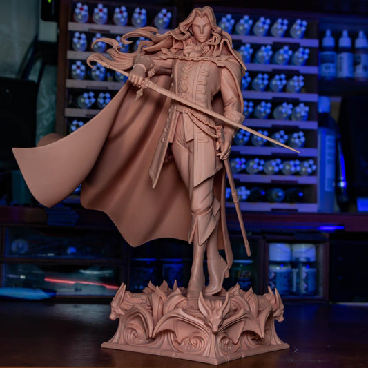 Alucard - Bulkamancer Sculpts -  1/8 Scale Statue or Mini - High Quality 3D Printed Multipart Resin Kit - Unpainted
