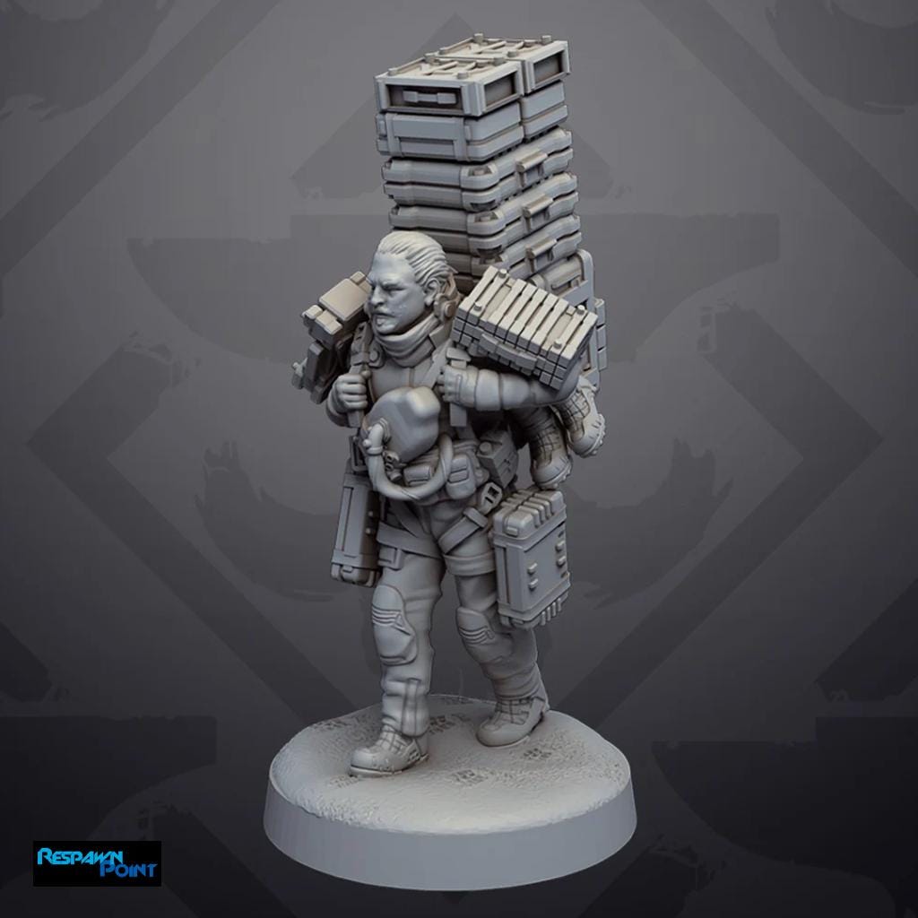 The Stranded Courier - SkullForge Studios - Sci-Fi Tabletop Miniatures