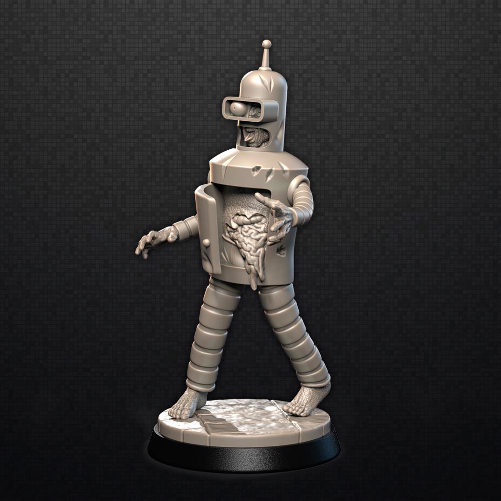 Cosplay Zombie Miniatures: 3D Printed Resin Minis for Tabletop Games