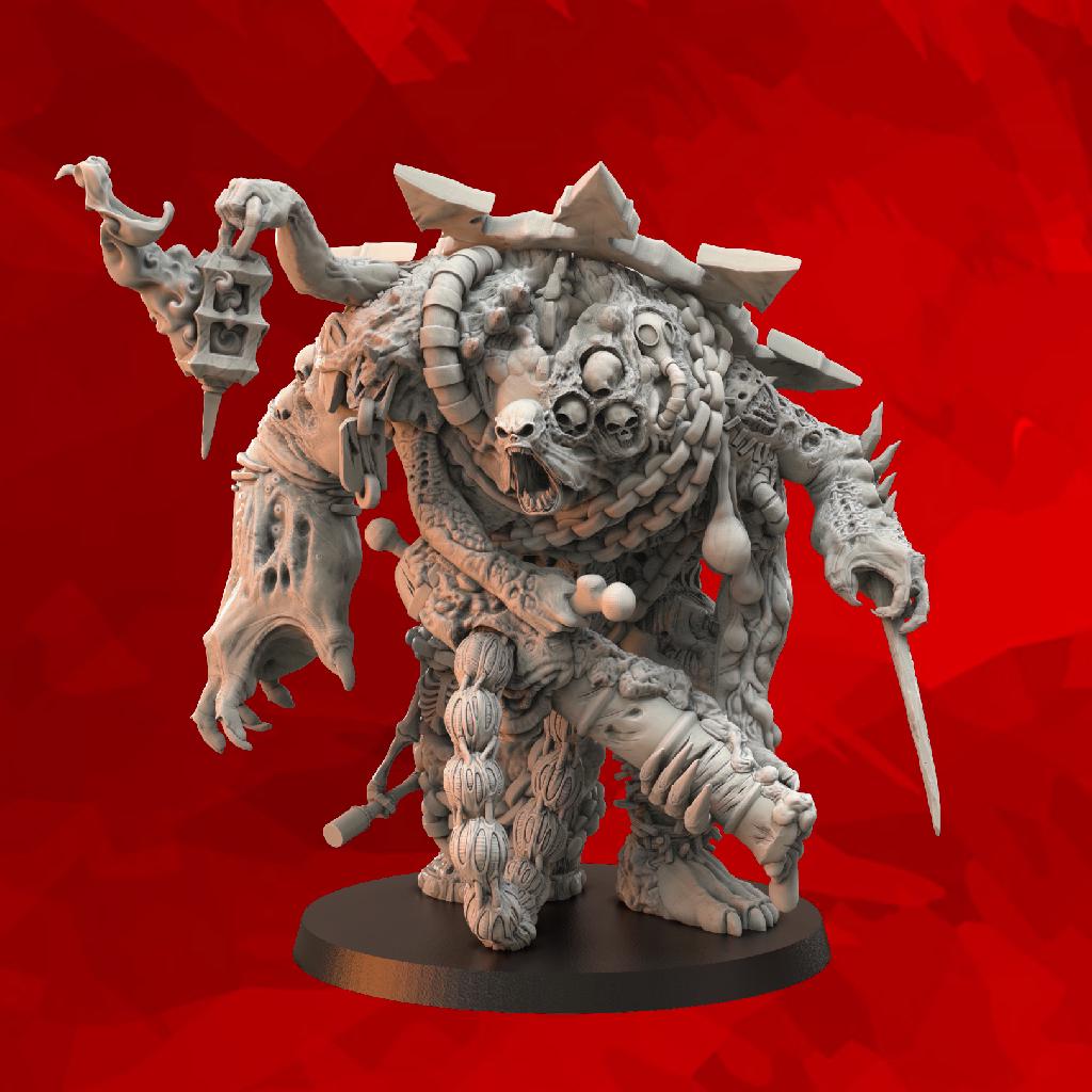 Flesh Golem / Amalgam- Doomed Batallions - Tabletop Miniatures ideal for Trench Crusade - High Quality 3D Printed Minis - Unpainted