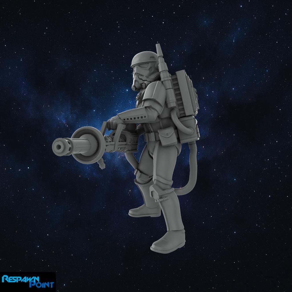 Bulwark the Hunter Miniature - SkullForge Stdios - Sci-Fi Tabletop Miniatures