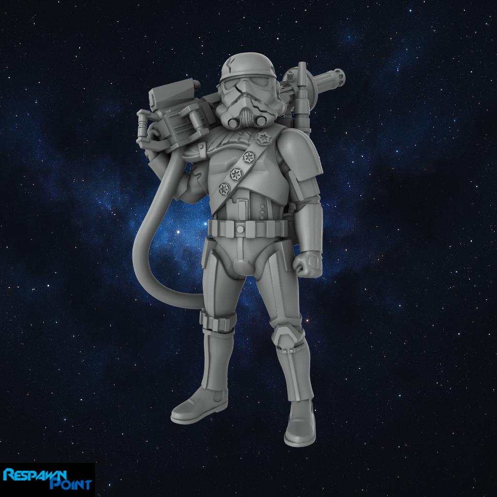 Bulwark the Hunter Miniature - SkullForge Stdios - Sci-Fi Tabletop Miniatures