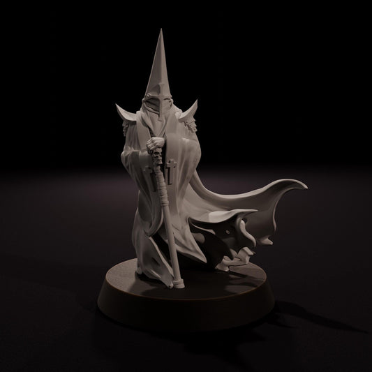 Inquisitor / Witchburner General - Wraith Pilgrims - Tabletop Miniatures ideal for Trench Crusade - High Quality Unpainted 3D Printed Minis