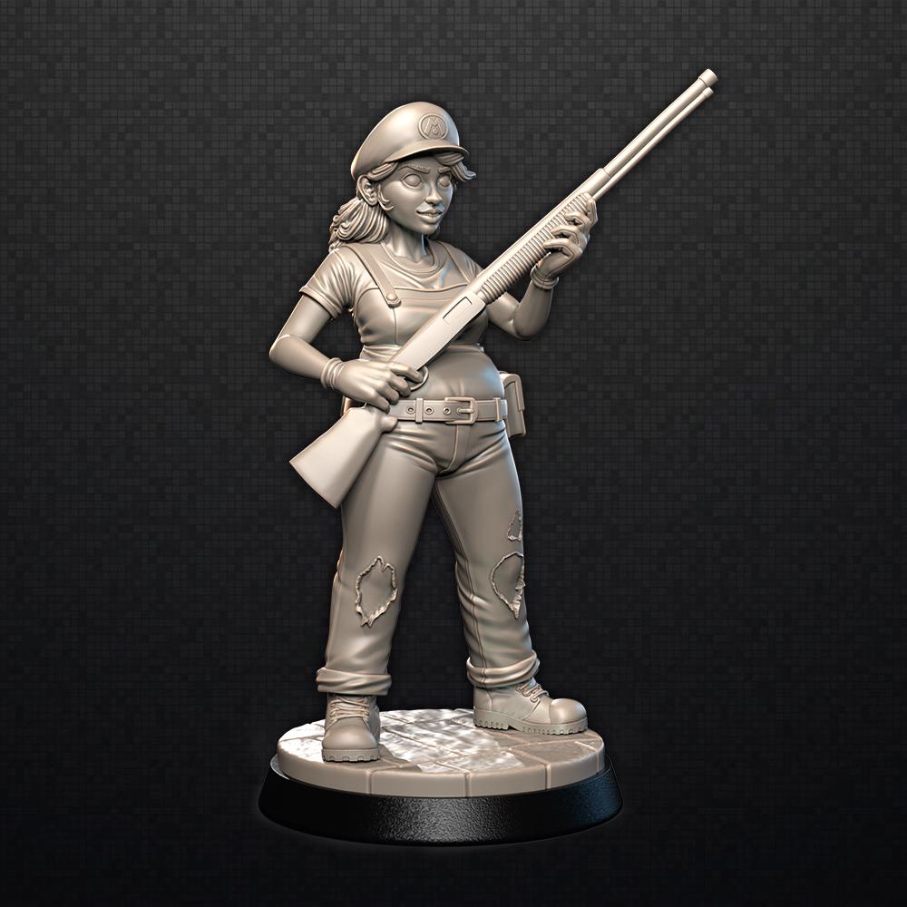 The Pipeslayer - Zombie-Con: The Walking Nerds - Tabletop Miniatures for Zombicide and Horror Games - High Quality 3D Printed Resin Minis