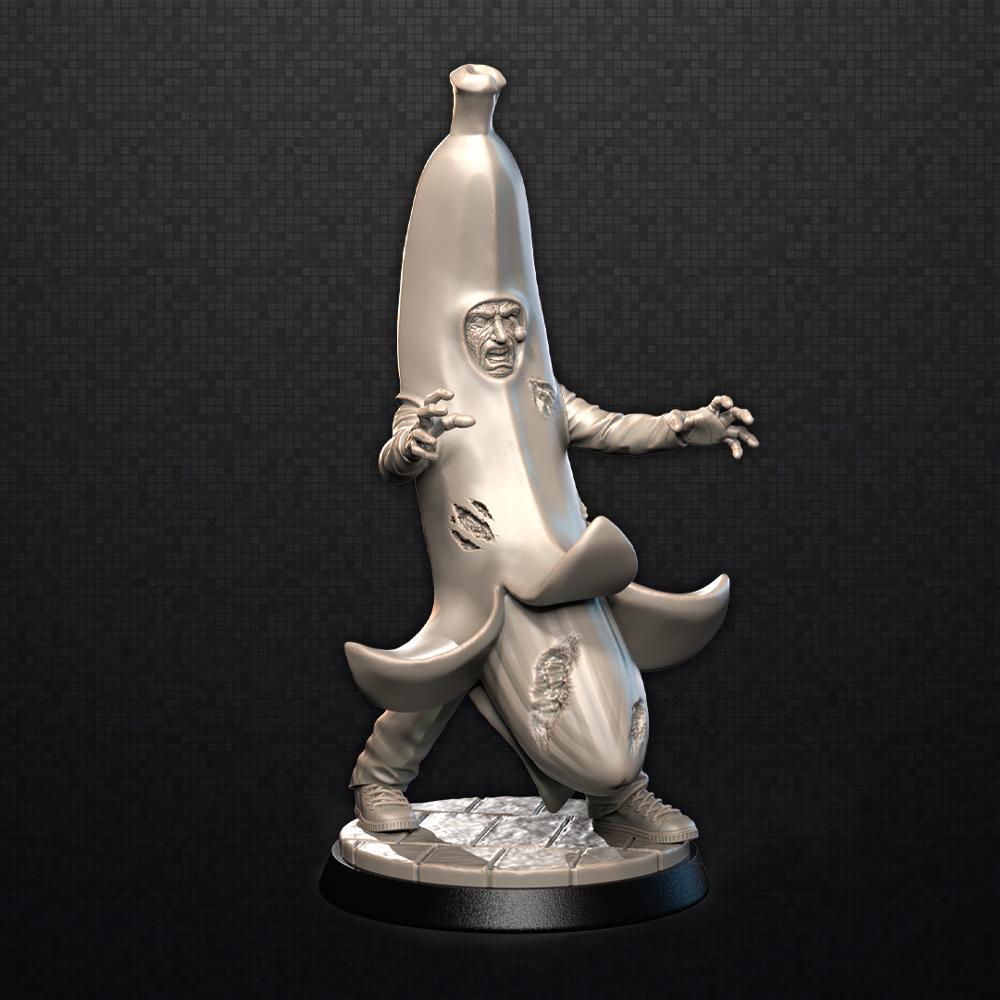 Cosplay Zombie Miniatures: 3D Printed Resin Minis for Tabletop Games