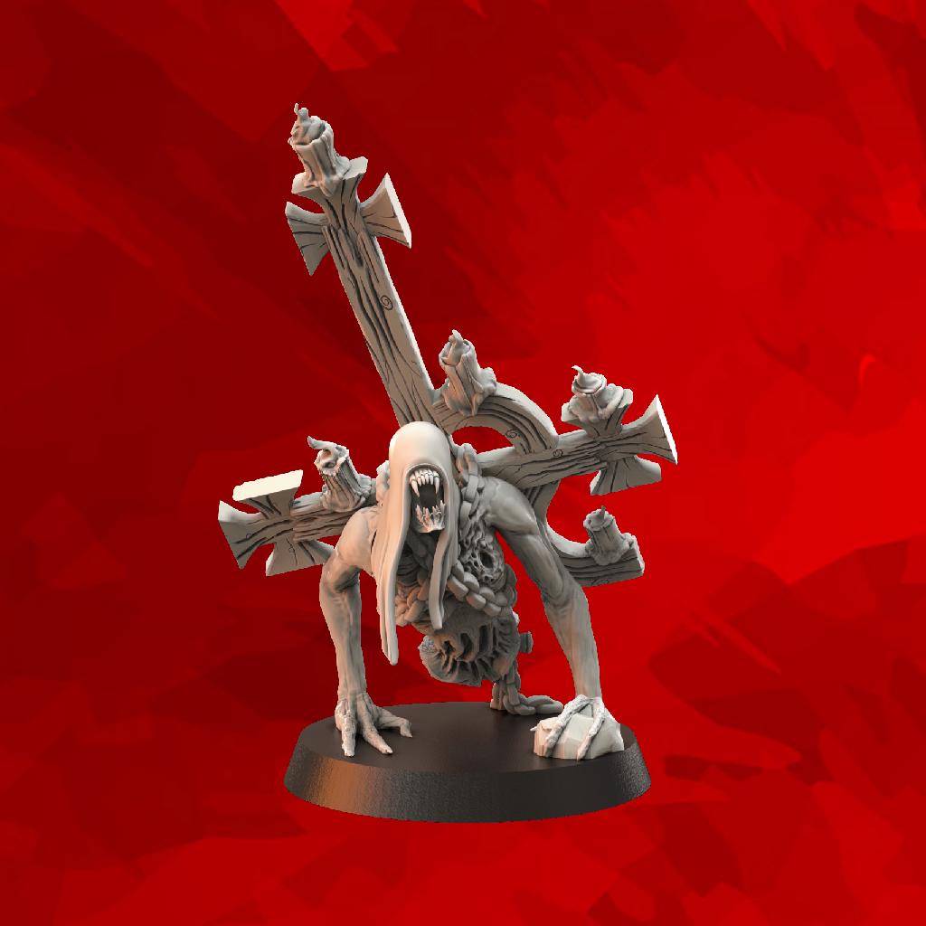 Slaves/Thralls  - Doomed Batallions - Trench War Compatible Miniature