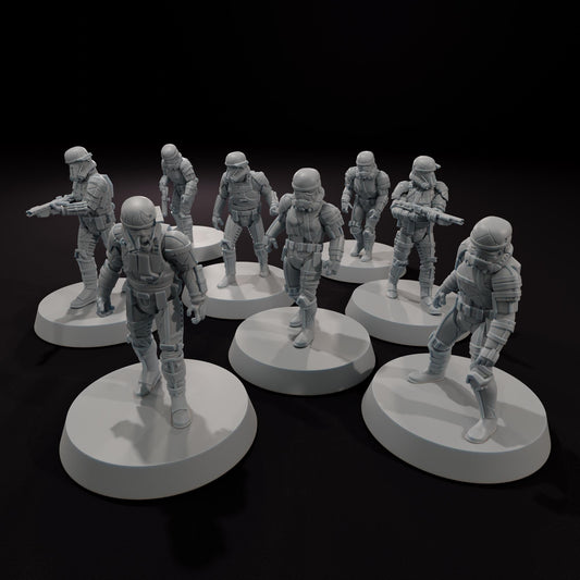 Zombie Dusk Troopers - SkullForge Studios - Sci-Fi Tabletop Miniatures