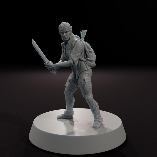 Daughter of Vengeance - Aftermath Studios - Post-Apocalyptic 3D Printed Resin Figures for STALKER, Fallout, Zona Alfa