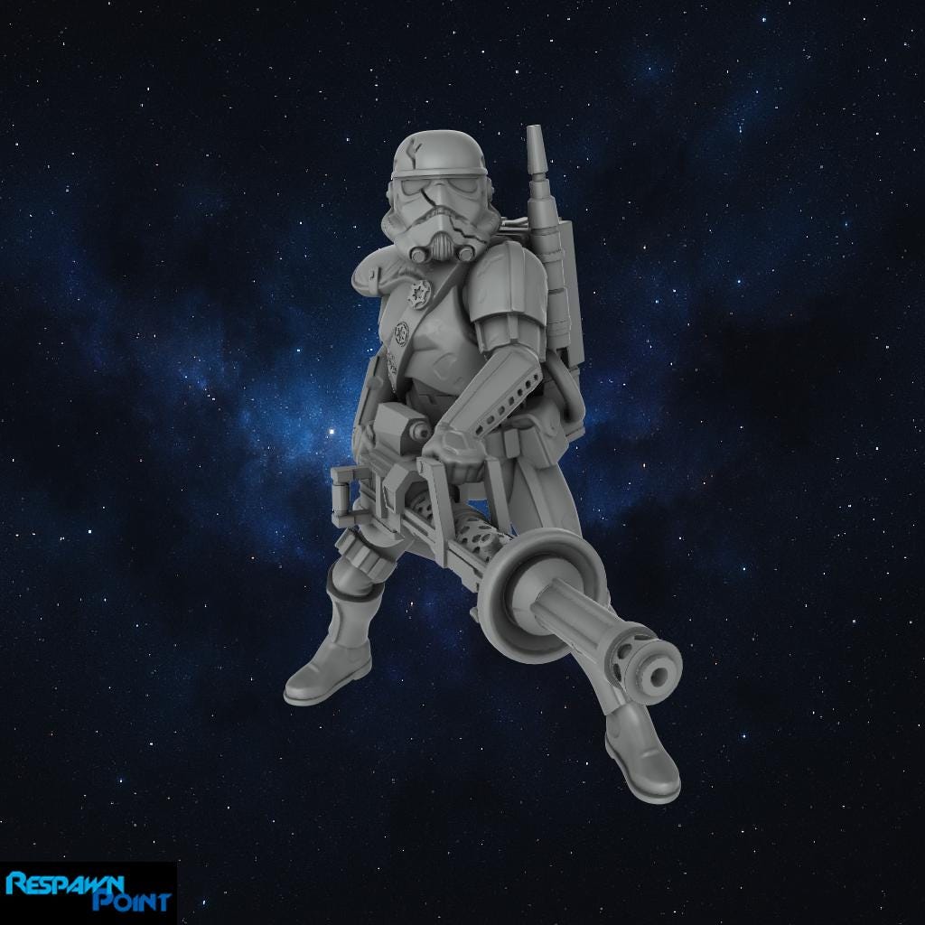 Bulwark the Hunter Miniature - SkullForge Stdios - Sci-Fi Tabletop Miniatures