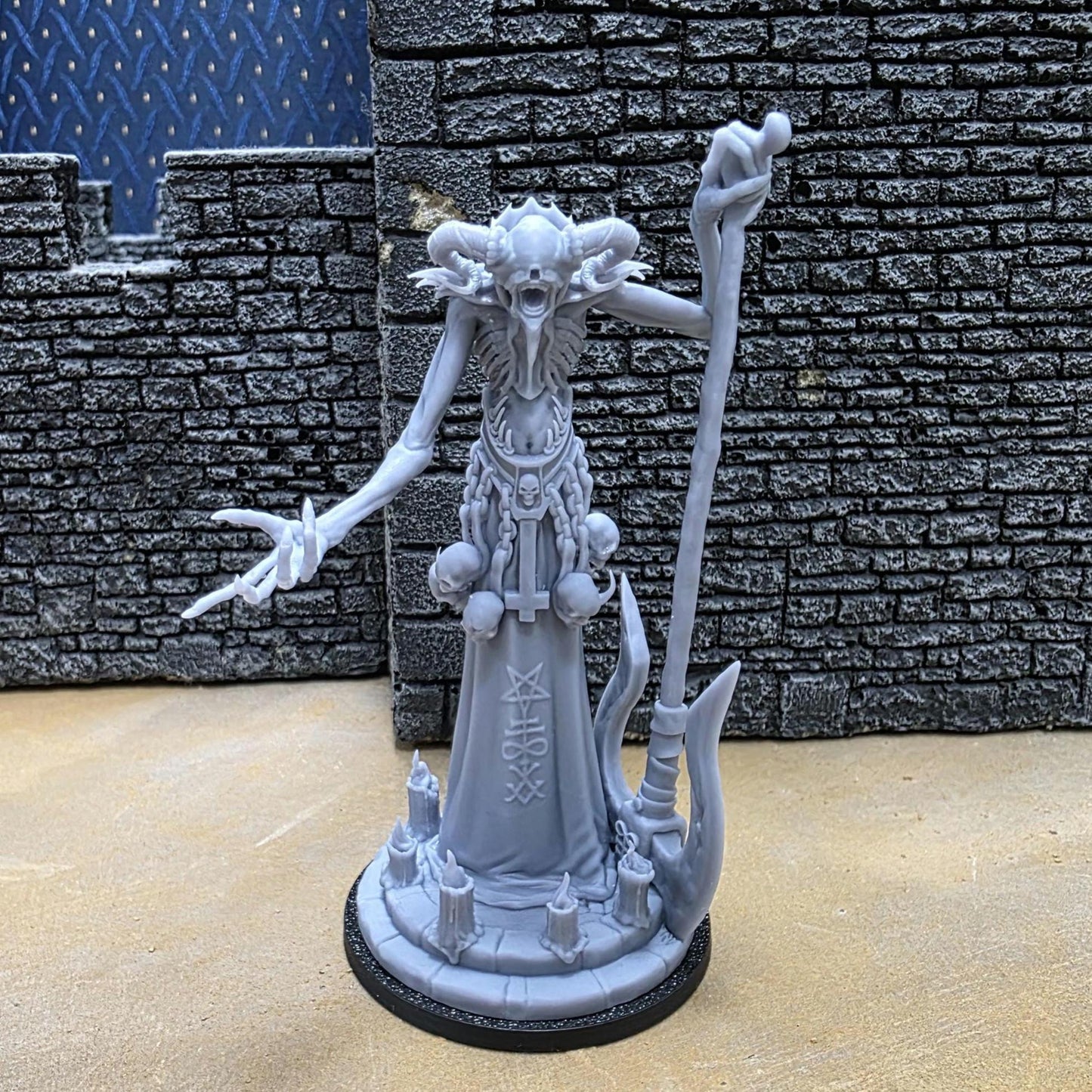 Necromancer Lord - Doomed Batallions - Trench War Compatible Miniature
