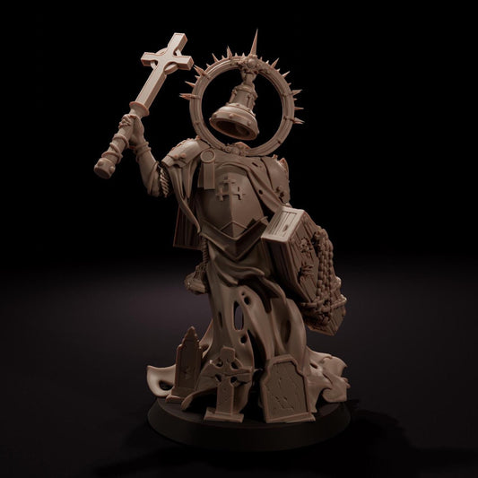 Mourning Bell / Shrine Anchorite - Wraith Pilgrims - Tabletop Miniatures ideal for Trench Crusade - High Quality Unpainted 3D Printed Minis
