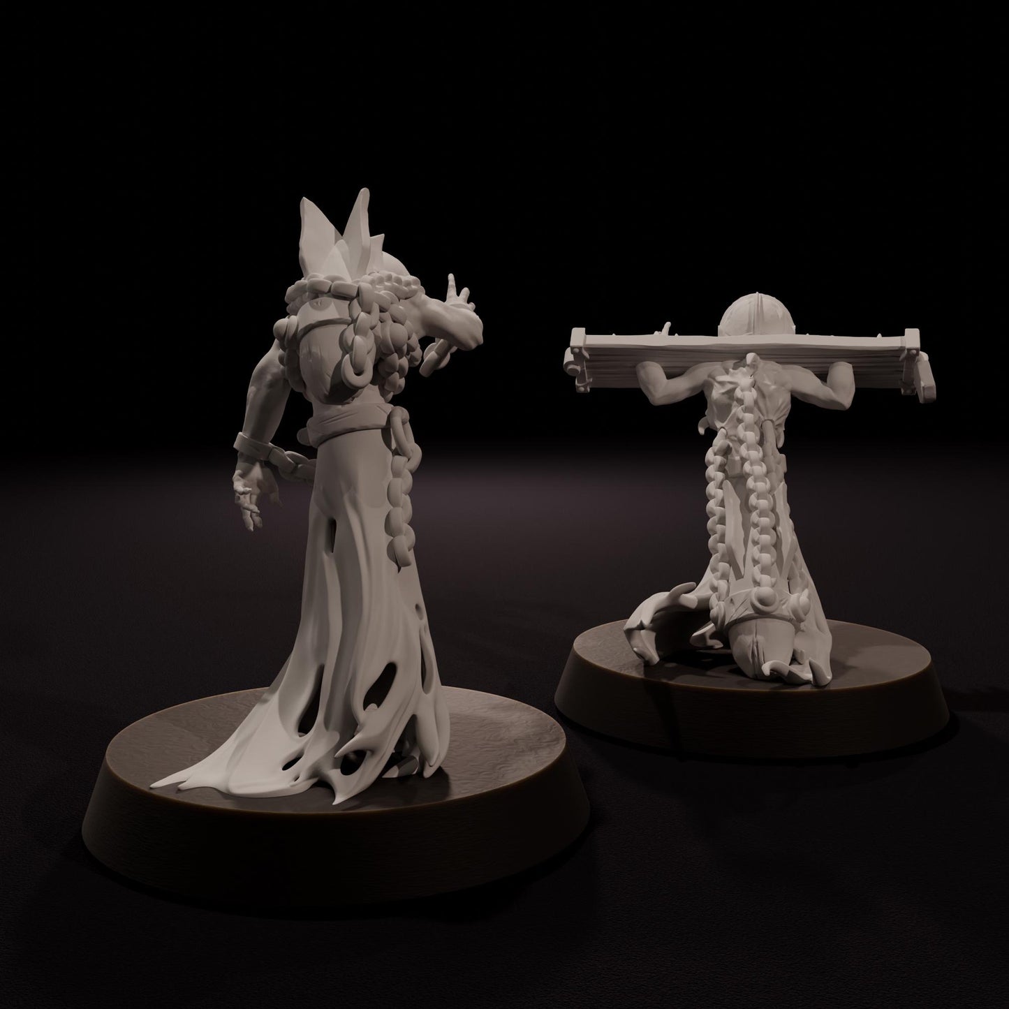 Prisoners - Wraith Pilgrims - Trench War Compatible Miniatures